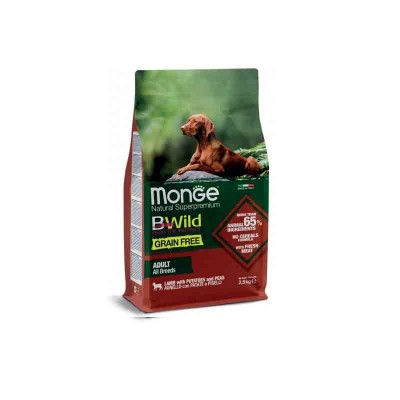 Monge B-Wild Lamb with Potatoes and Peas – All Breeds Adult 2.5KG